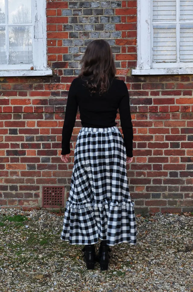 Rosa Skirt in Gingham by The Well Worn