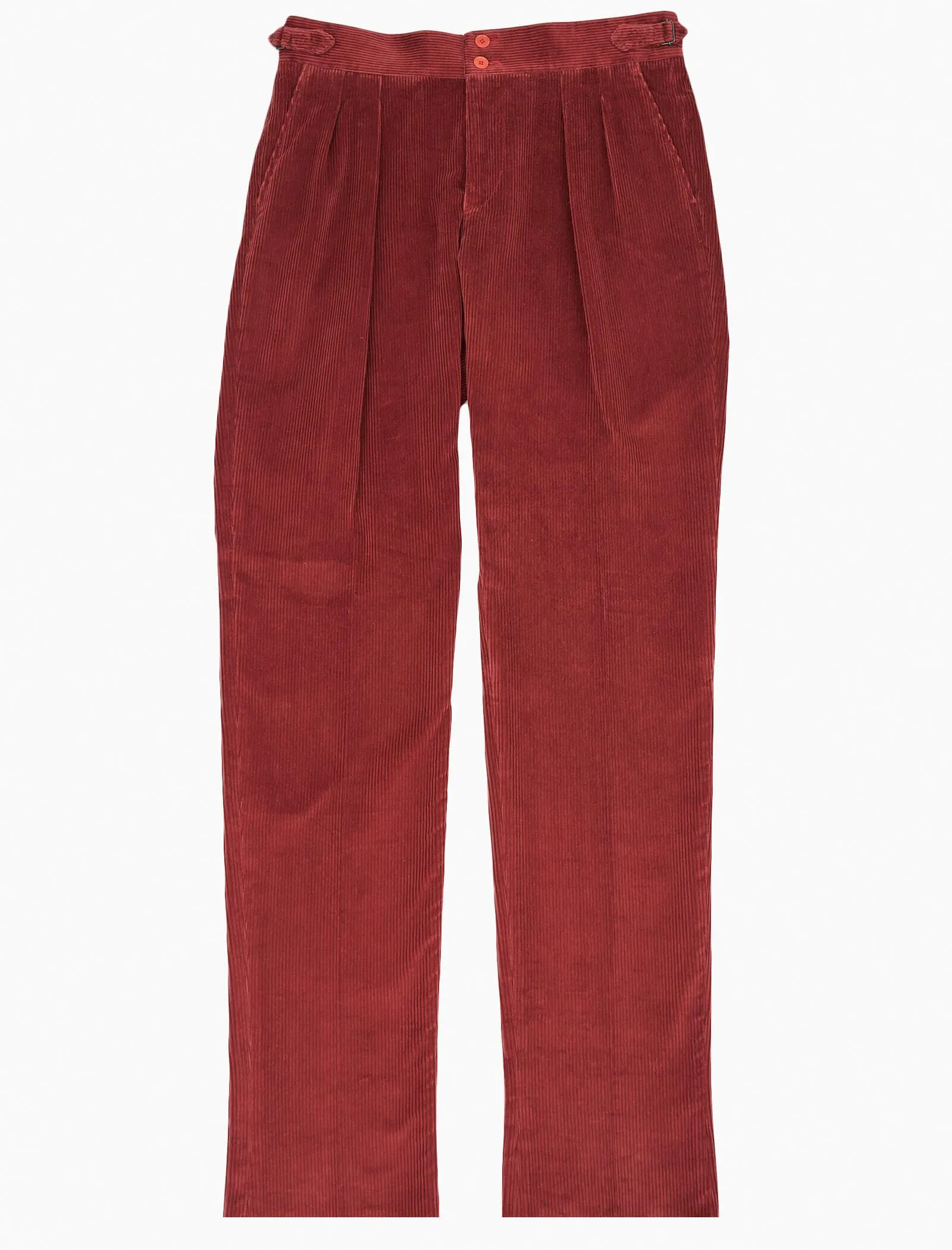 Rouge 8 Wale Corduroy High Waisted Trousers