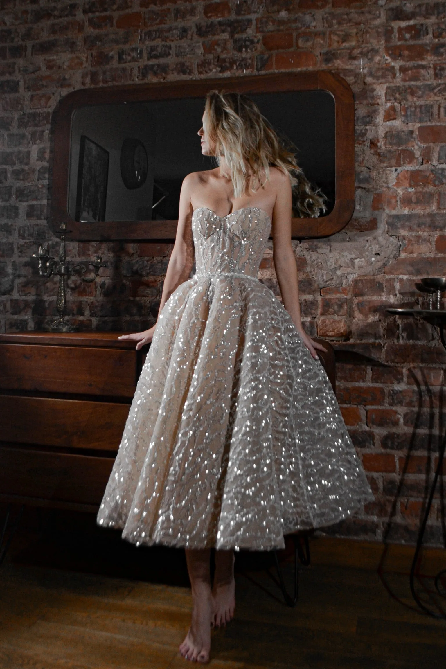 Sequin Wedding & Evening Dress Monro