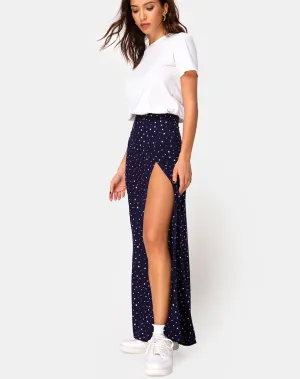 Shayk Maxi Skirt in Starstruck Navy