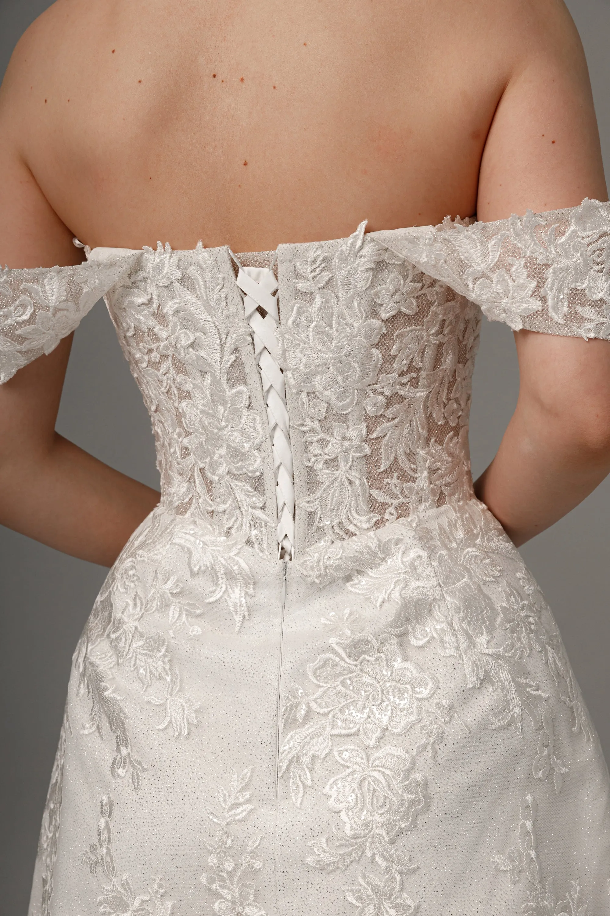 Short Lace Wedding Dress Mitsis