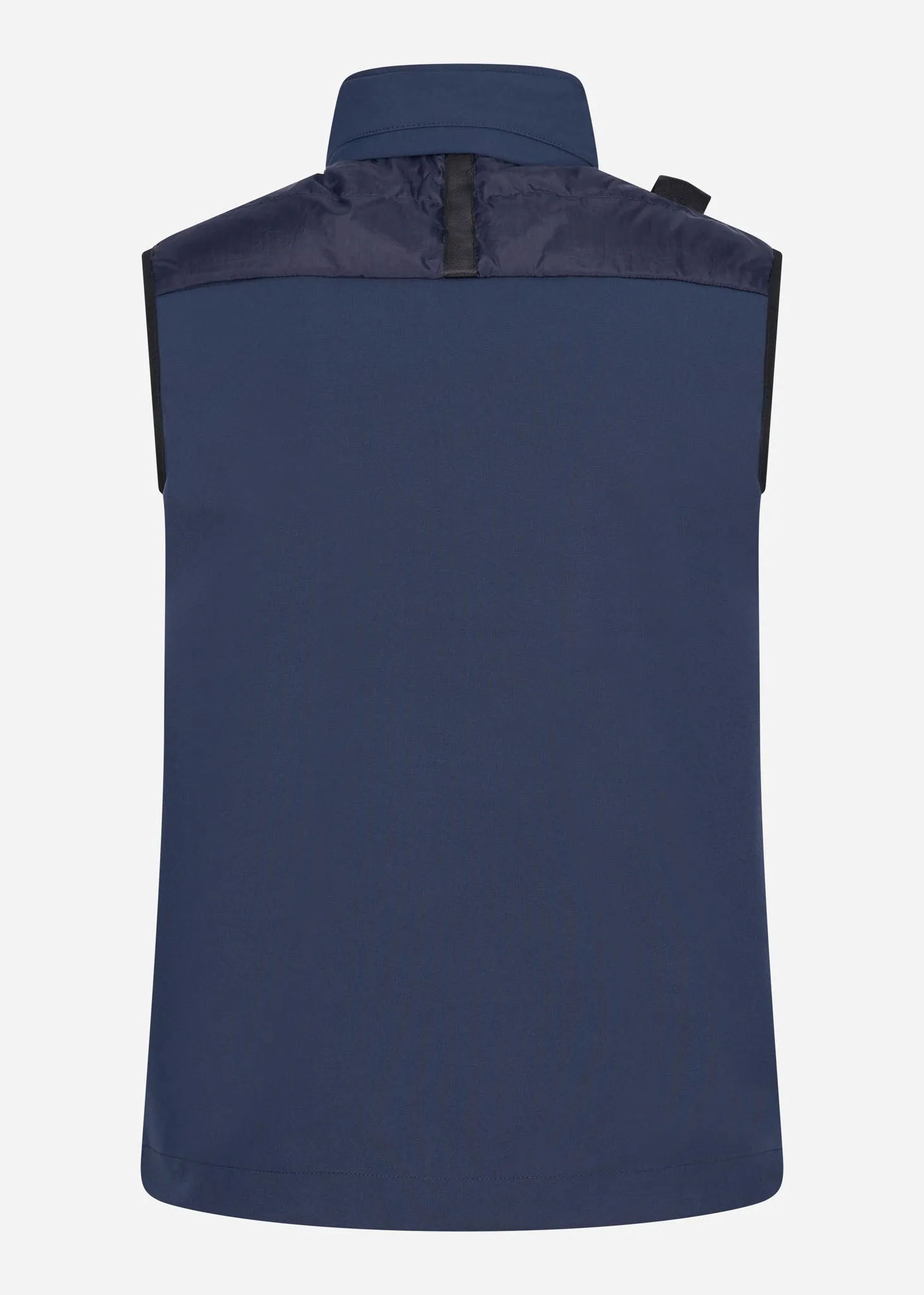 Softshell down quilt gilet - ink navy