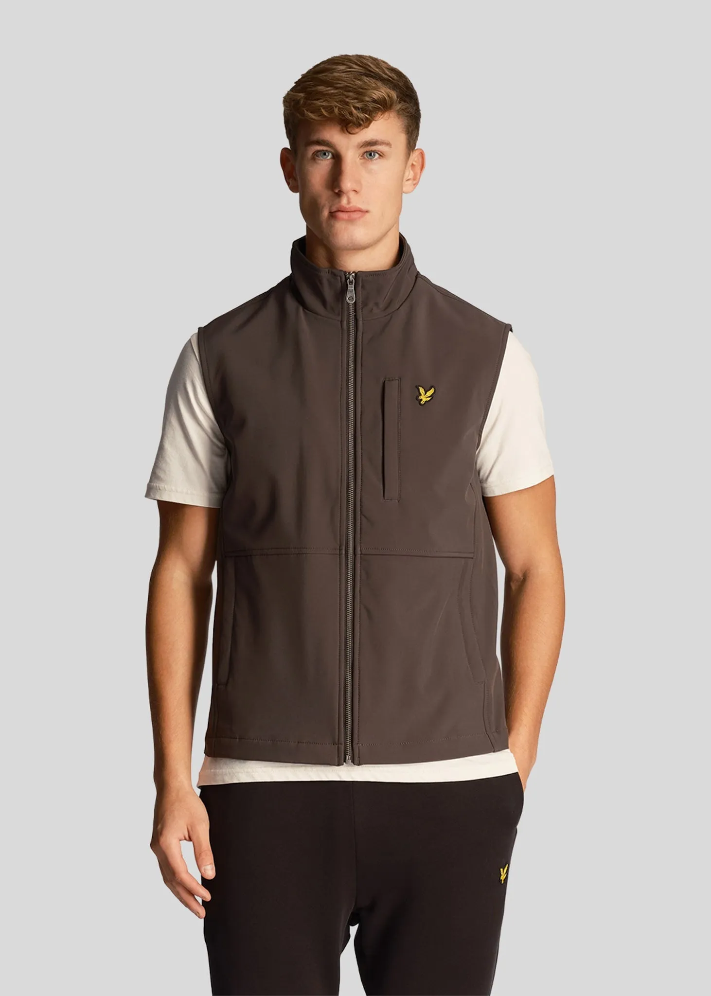 Softshell gilet - gunmetal