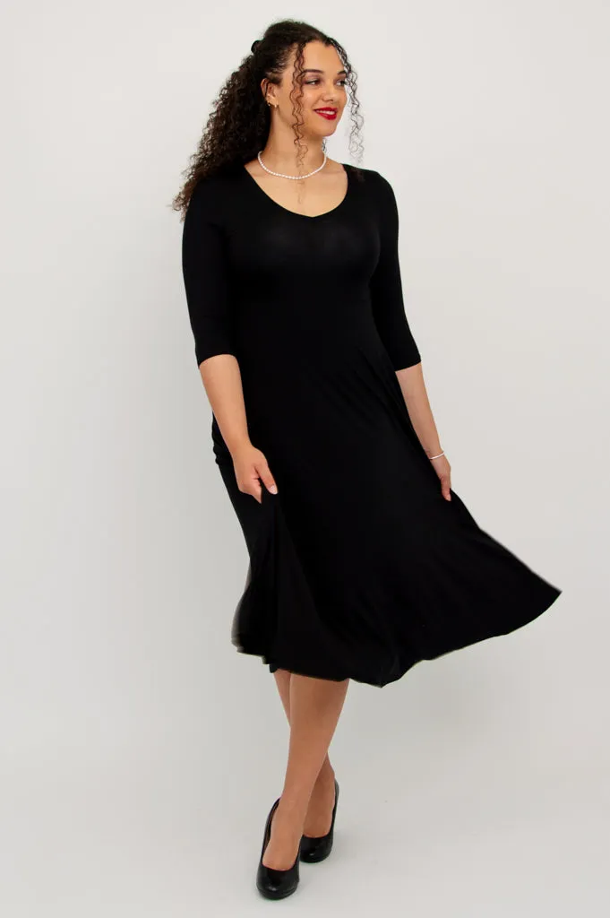 Soul Dress, Black, Bamboo