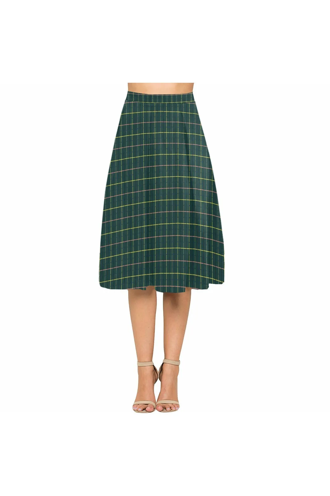 Storm Green Mnemosyne Women's Crepe Skirt