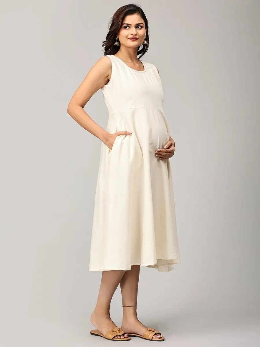 Sunshine Sweetness Maternity and Nursing Shacket Dress