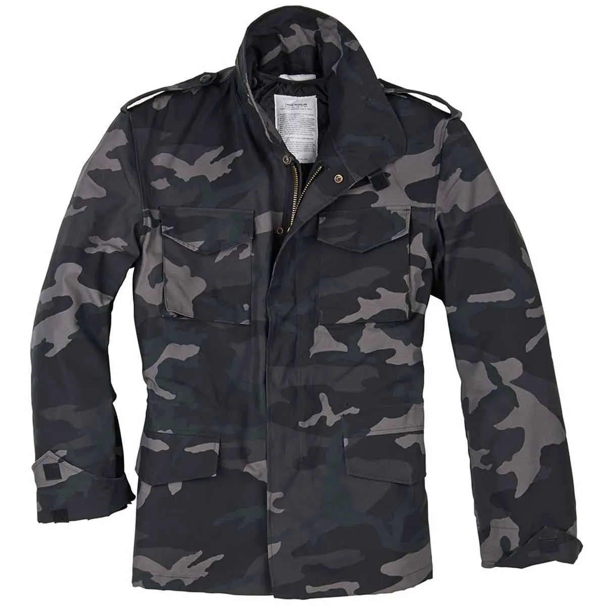 Surplus M65 Field Jacket Black Camo