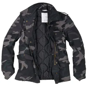 Surplus M65 Field Jacket Black Camo