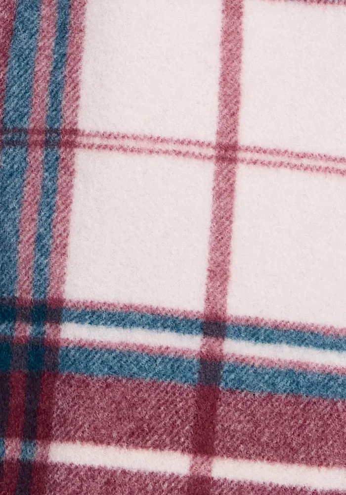 Sutton Shacket - Frozen Cranberry Plaid