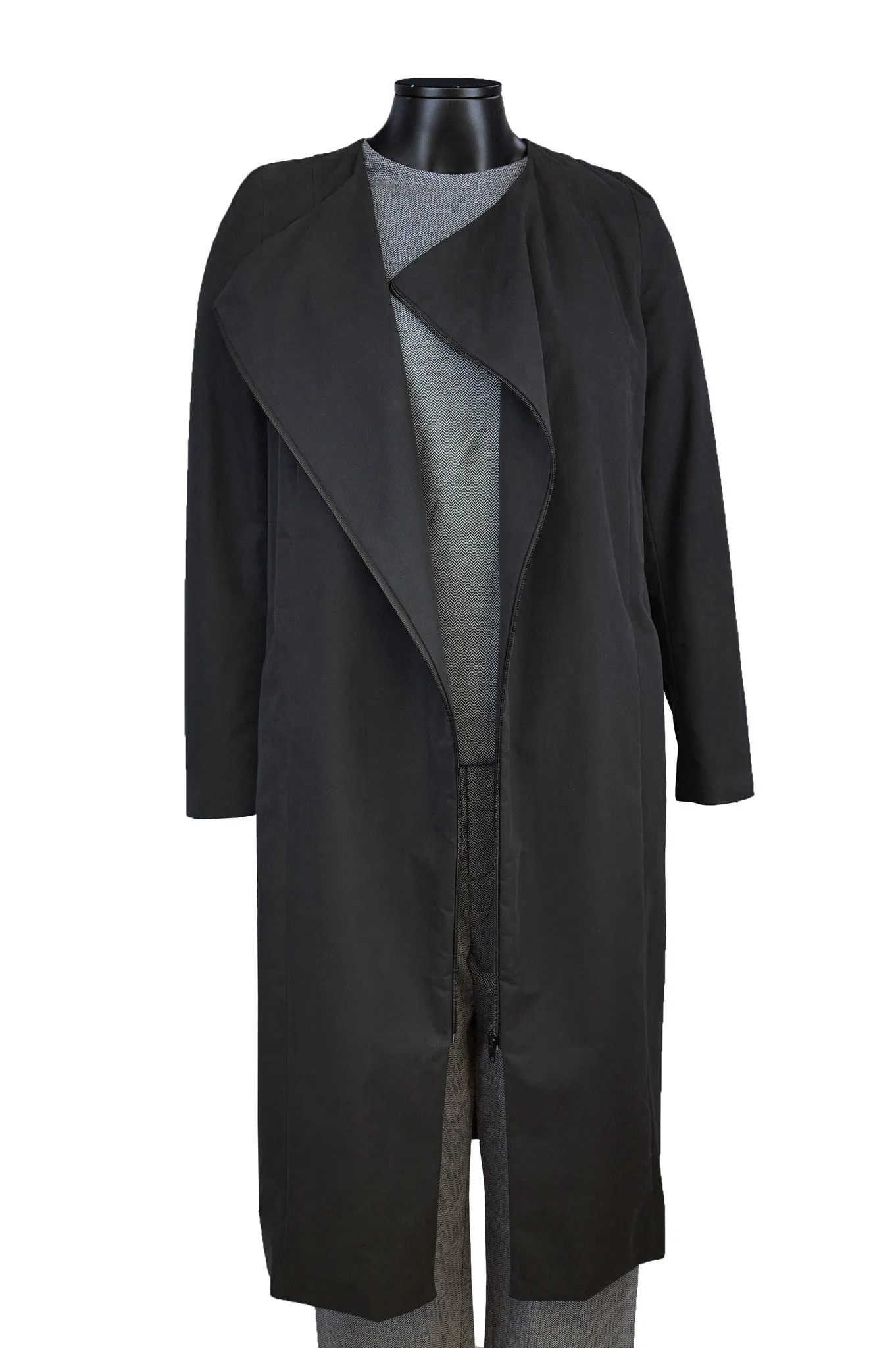 T62 MIDI LONG COAT ZIP