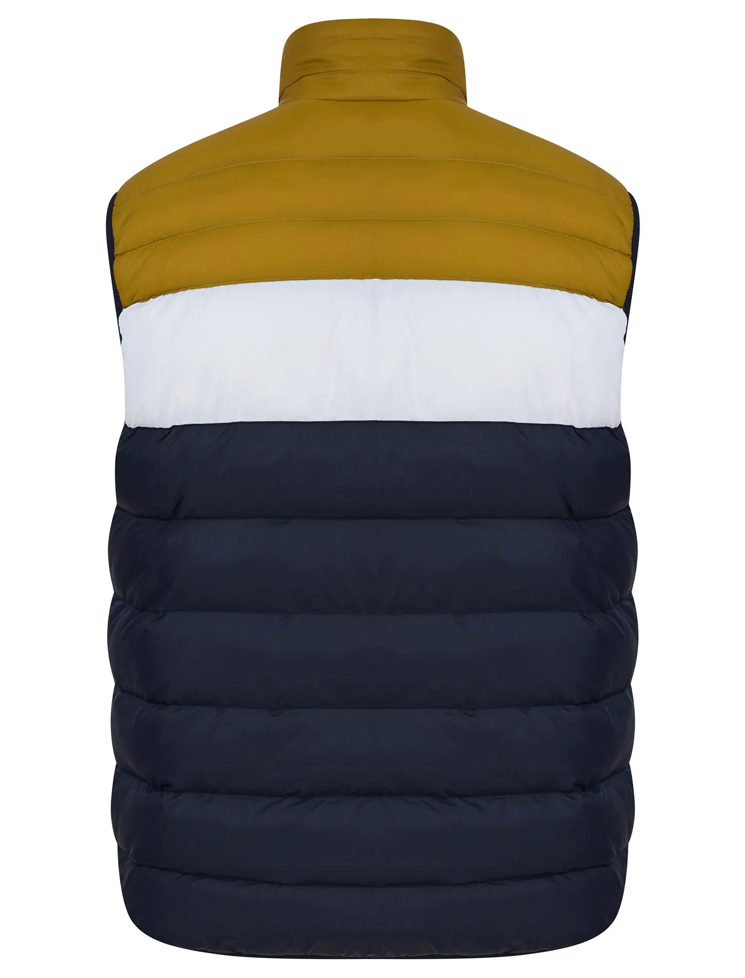 Tarmon 2 Microfleece Lined Quilted Puffer Gilet in Sky Captain Navy - Tokyo Laundry Active Tech