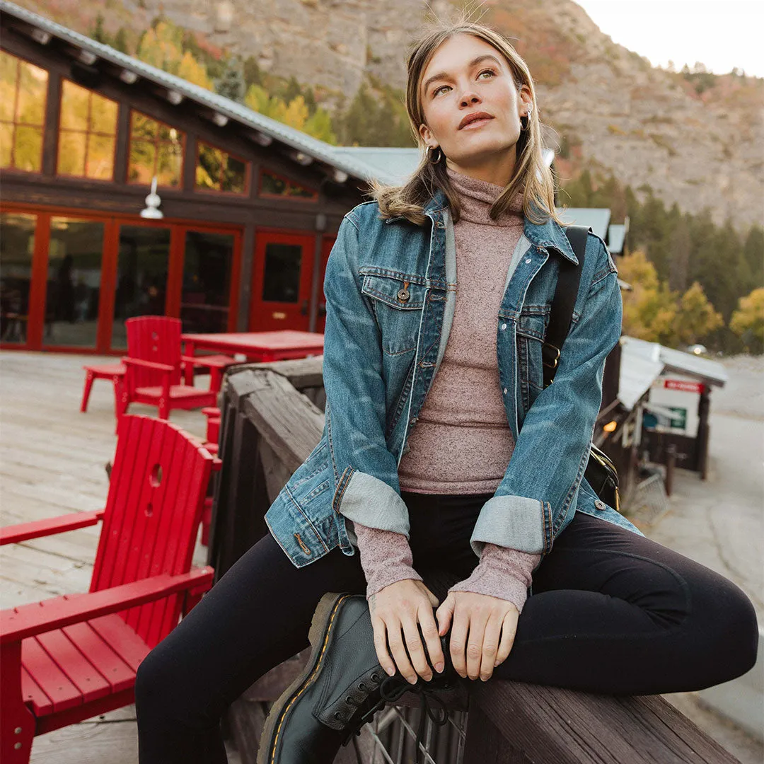 Tatum Turtleneck, Pink