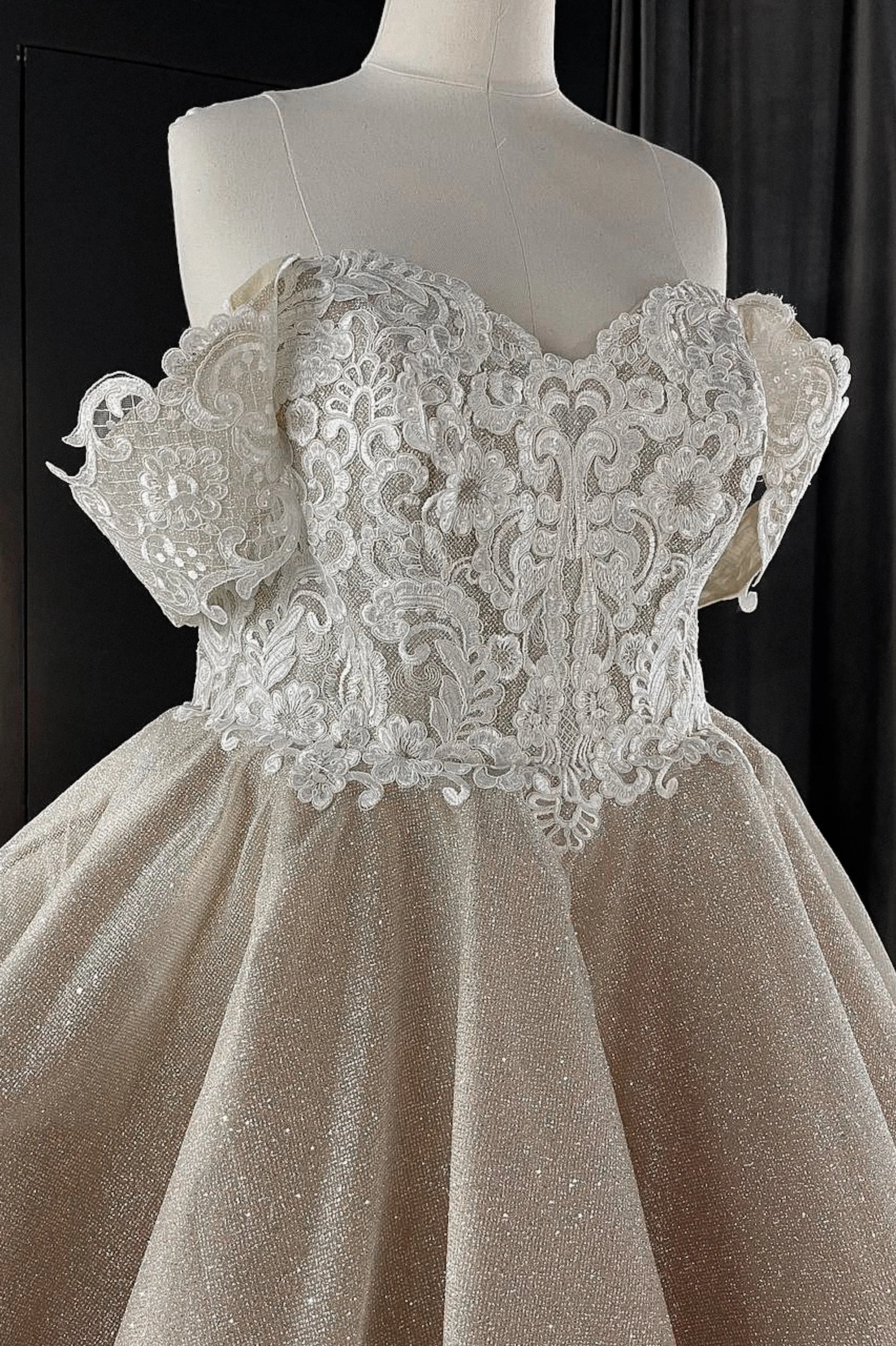 Tea Length Lace Wedding Dress Elise