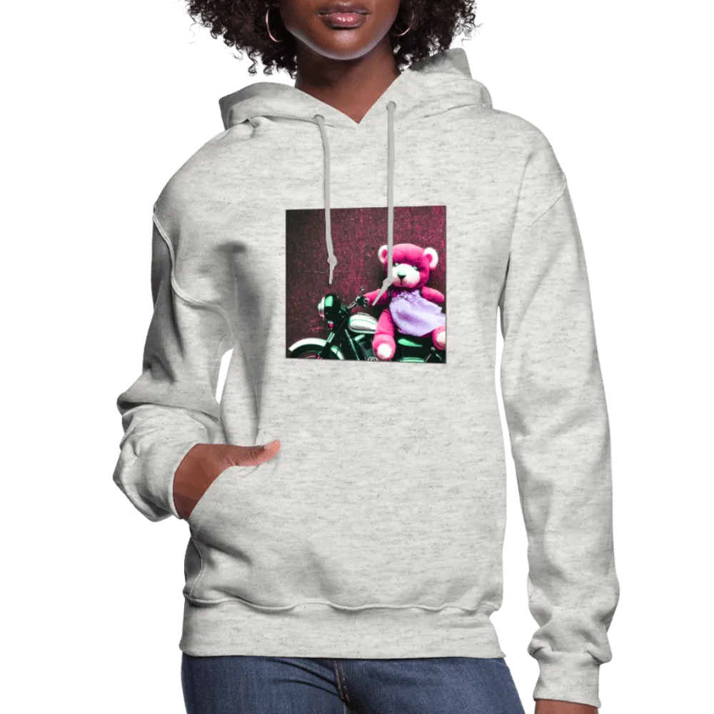 Teddy Ride Women's Motorcycle Hoodie