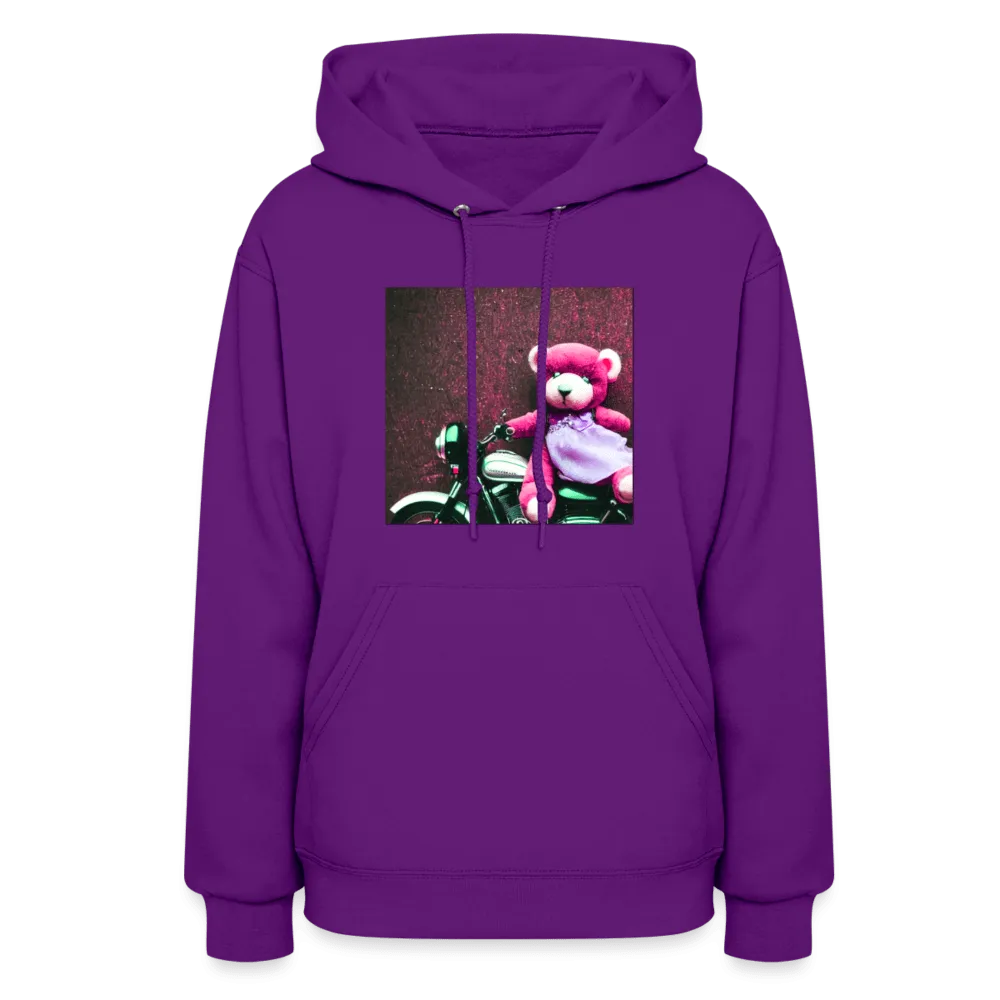 Teddy Ride Women's Motorcycle Hoodie