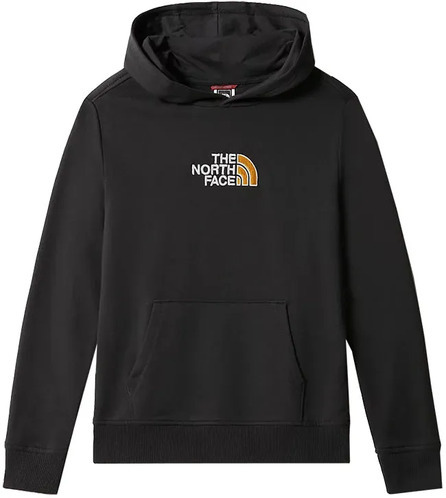 The North Face Kids Drew Peak Light Hoodie Asphalt Grey Summit Gold