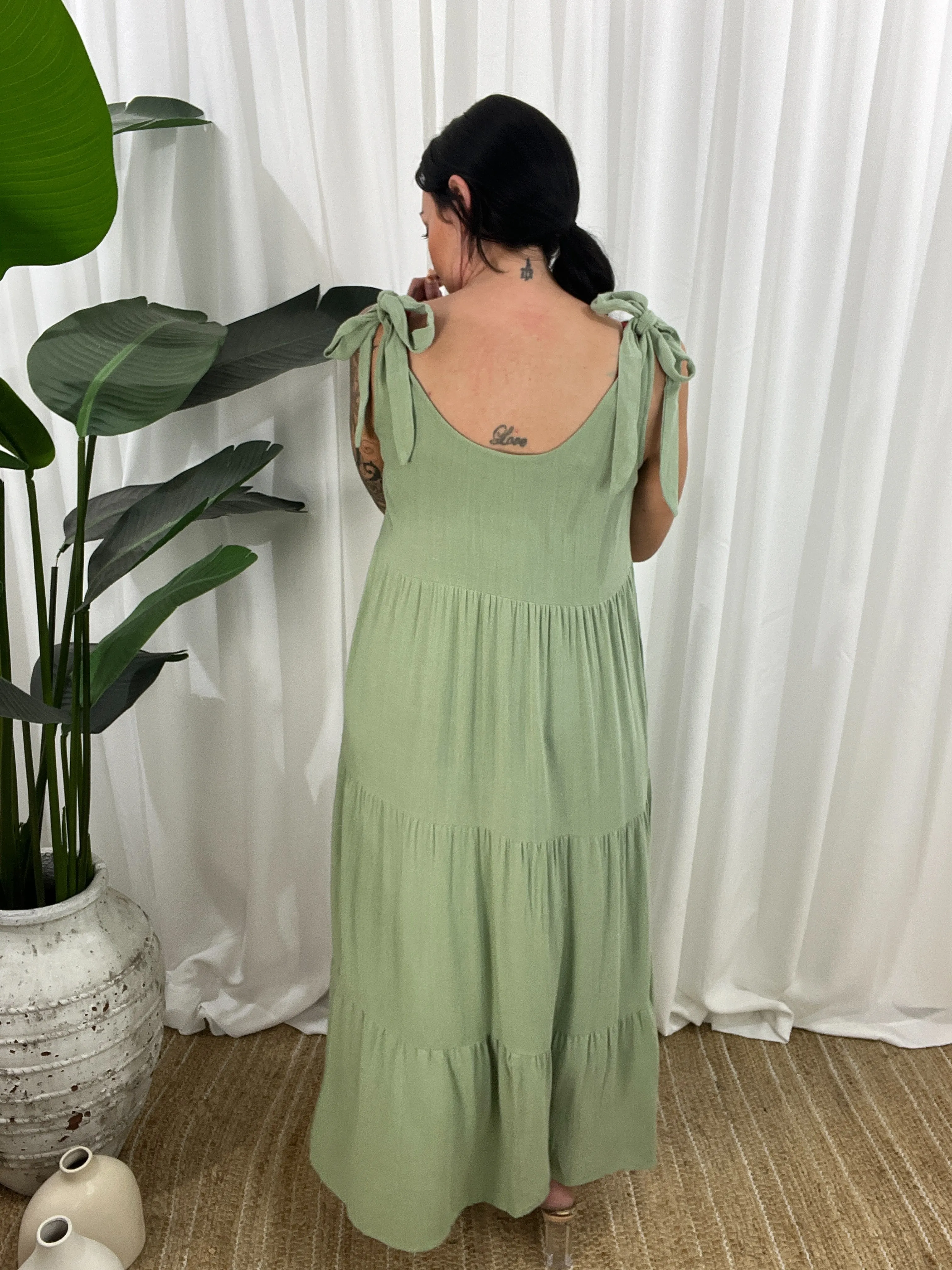 Verity Dress - Sage (SALE)