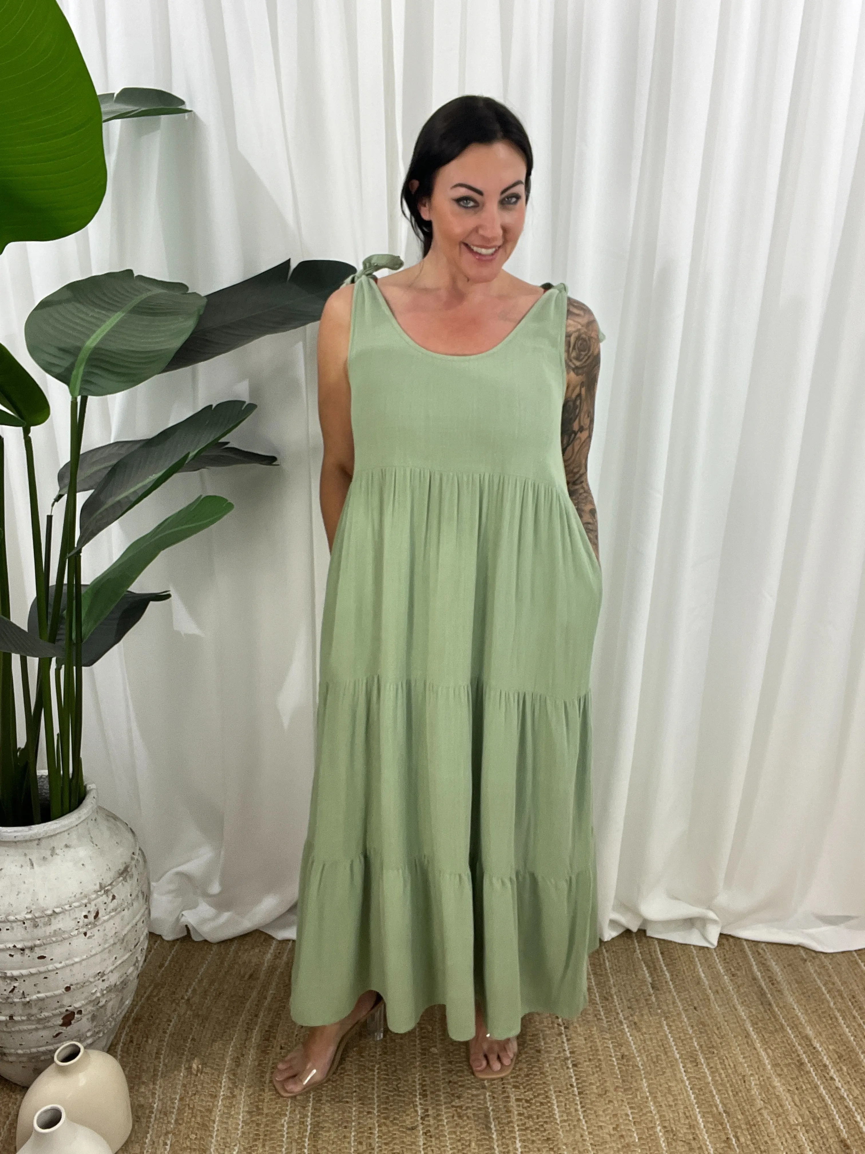 Verity Dress - Sage (SALE)