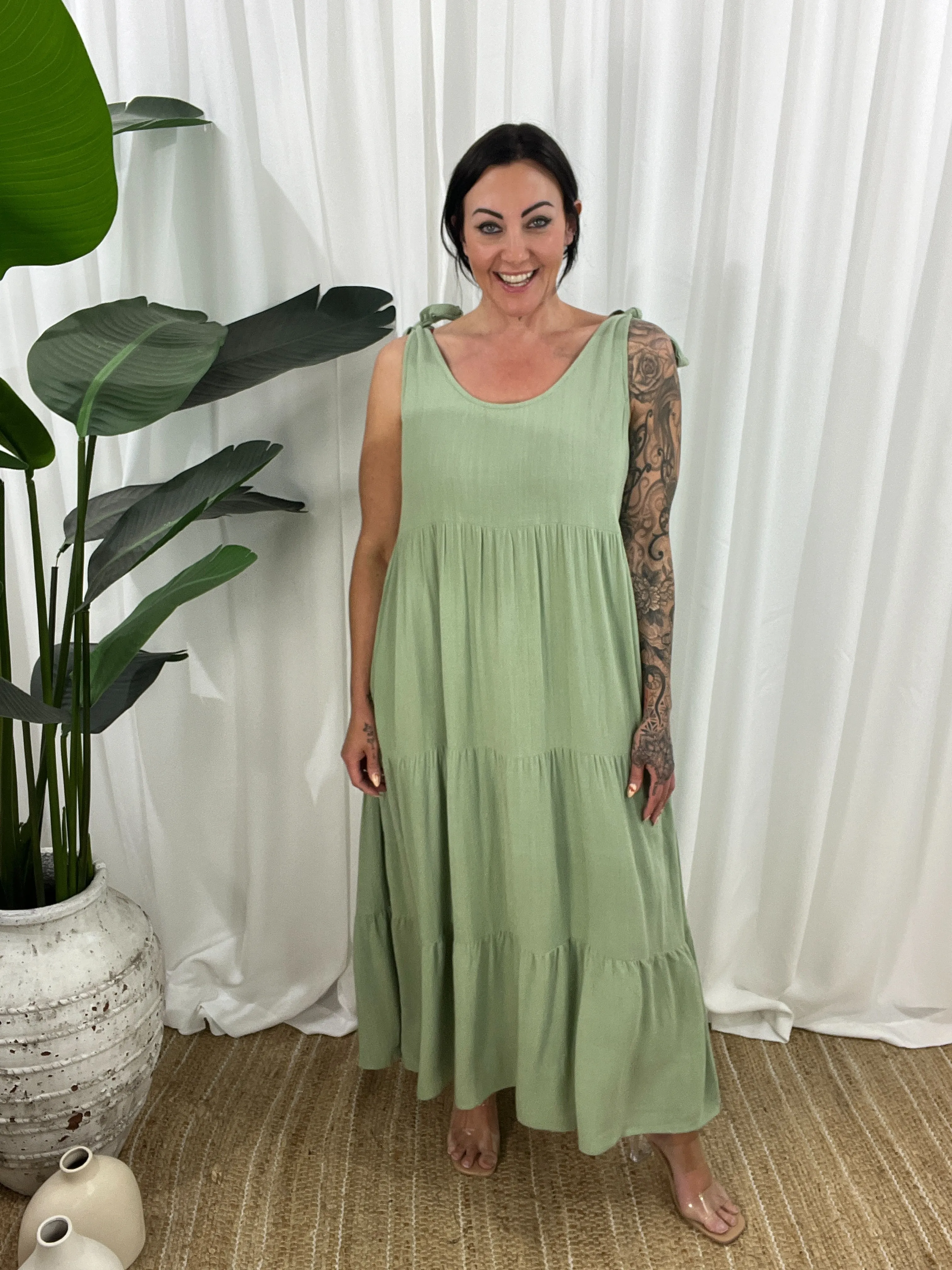 Verity Dress - Sage (SALE)