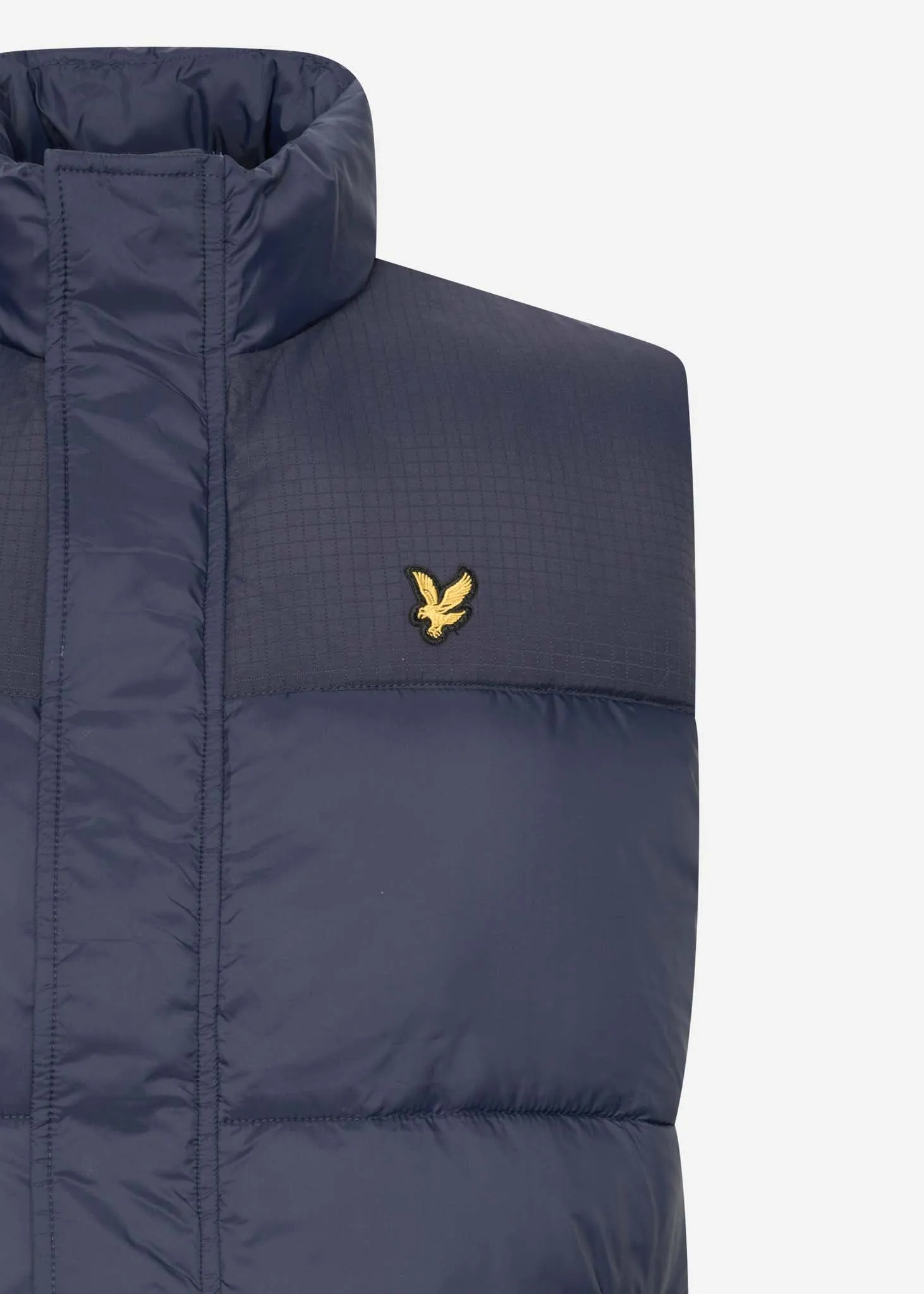 Wadded gilet - dark navy