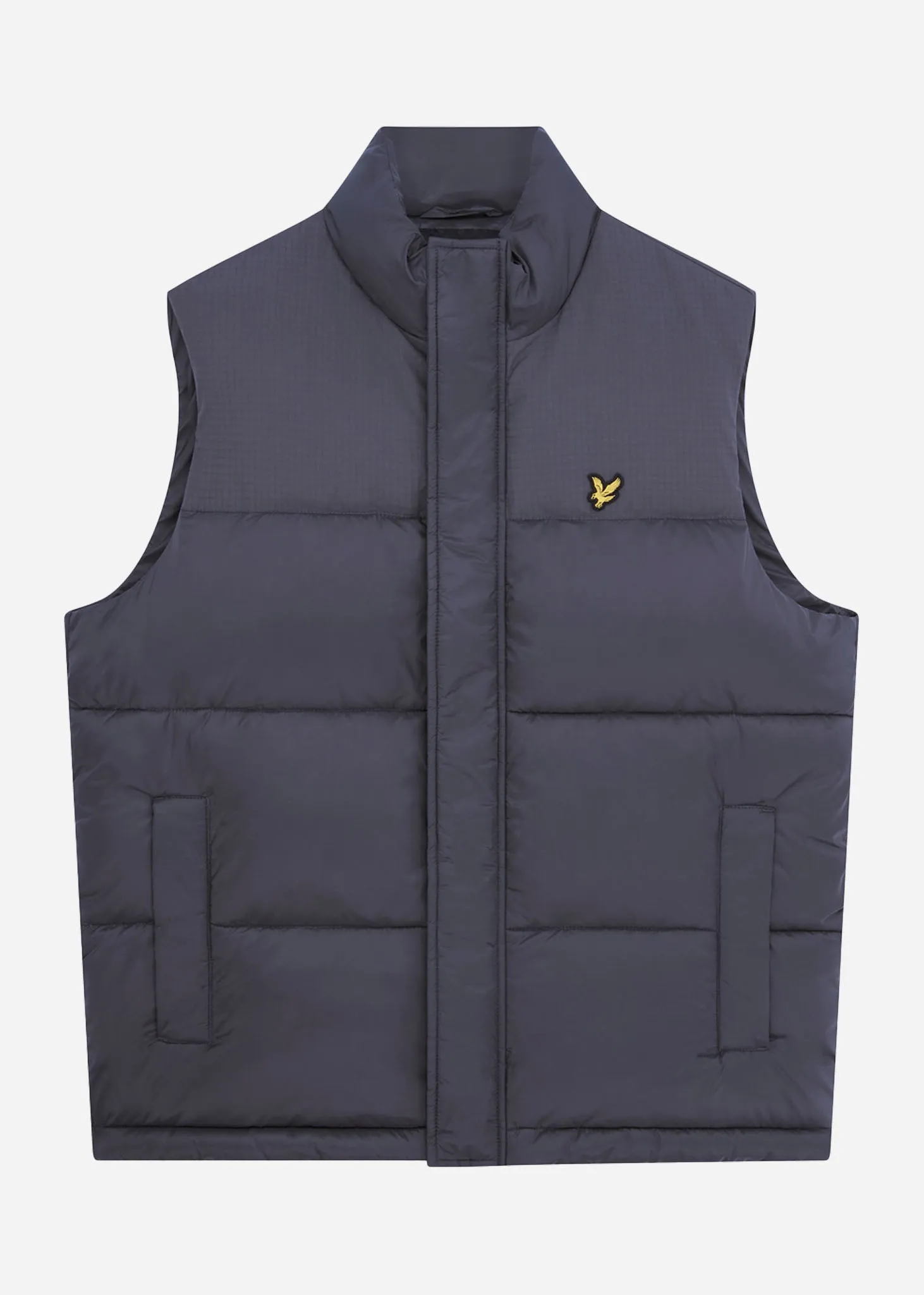 Wadded gilet - gunmetal