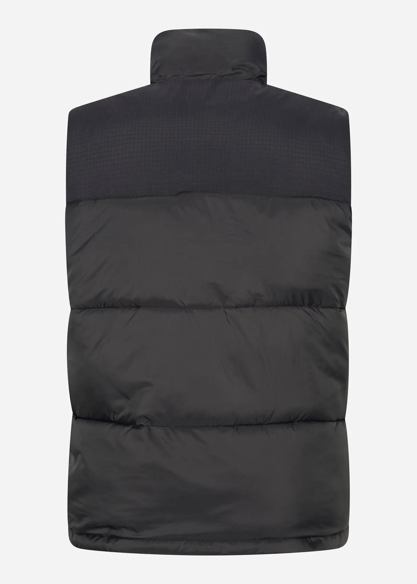 Wadded gilet - jet black