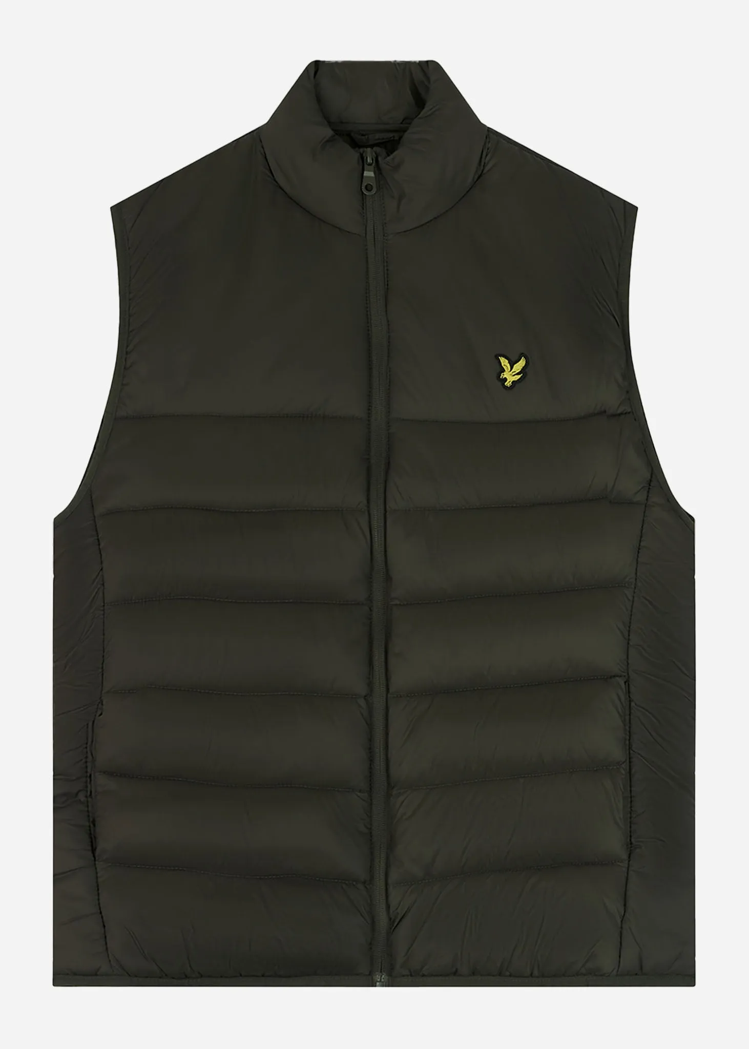 Wadded gilet - olive