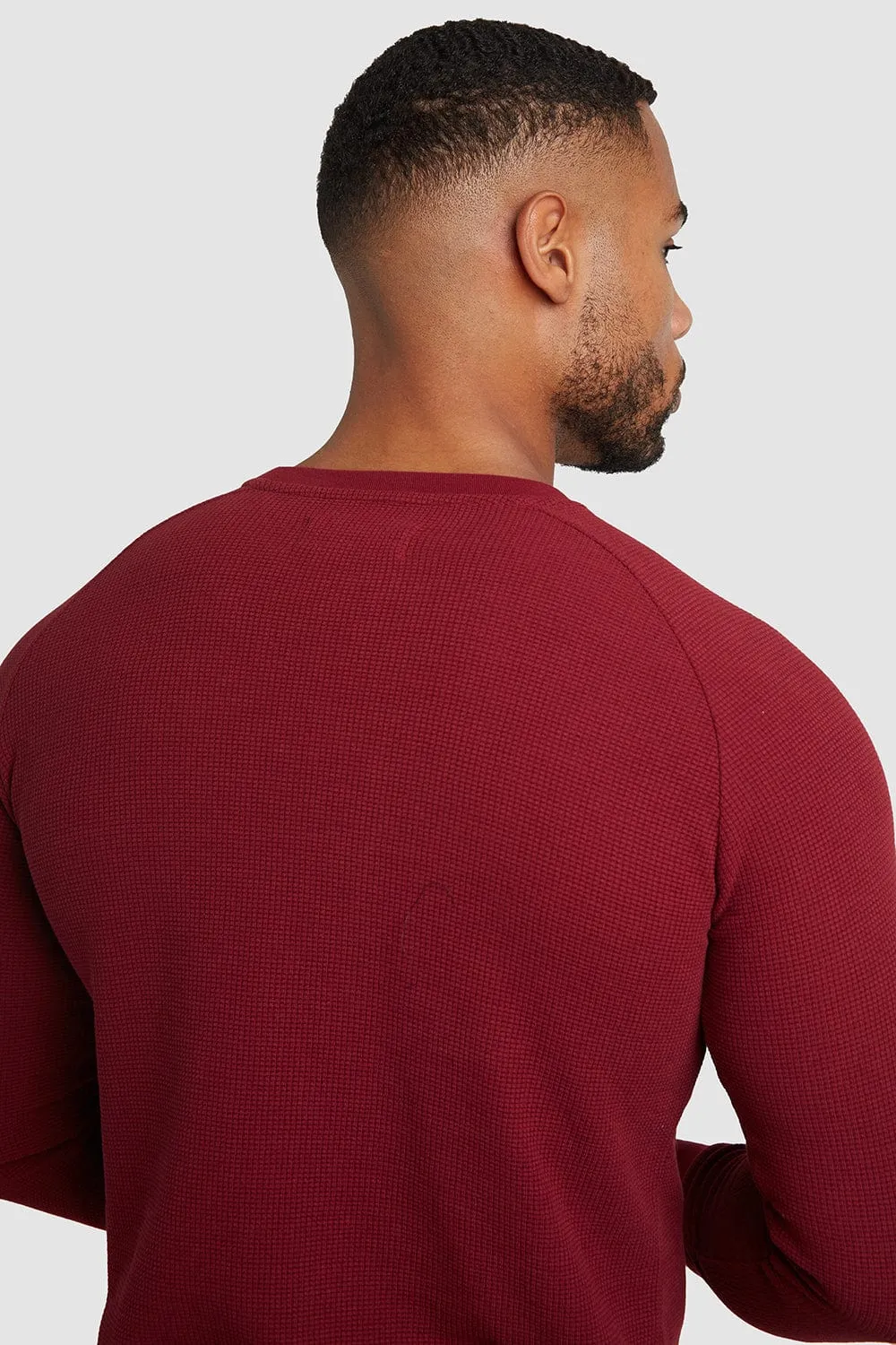 Waffle T-Shirt in Claret