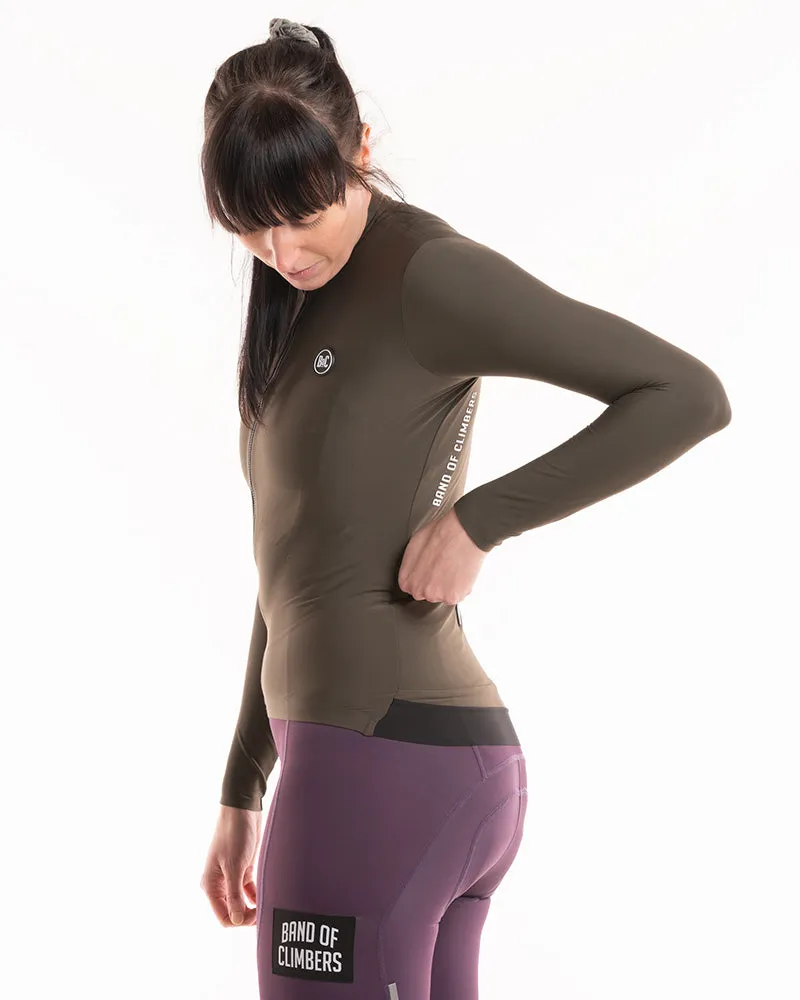 Women's Empire LS Thermal Jersey - Olive