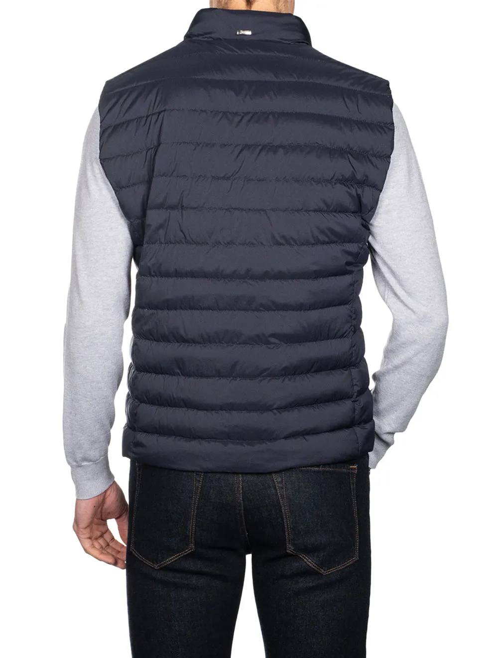 Woven Gilet Blue